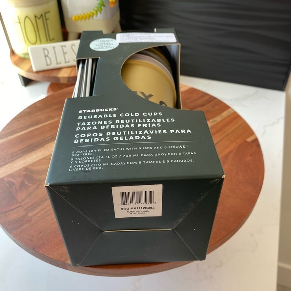 💛Starbucks Mexico Reusable Cold Cup Tumbler Set - New Year Edition💛 - Picture 6 of 7